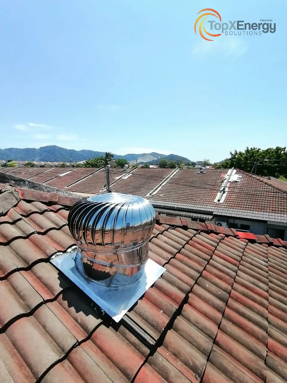 Residential Roof Turbine Ventilator Installation