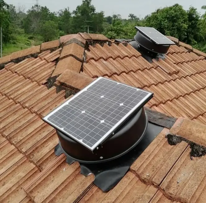 45W Smart Hybrid Solar Roof Ventilator