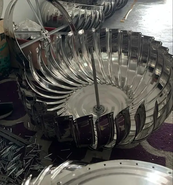 24” SS201 Stainless Steel Wind Turbine Ventilator 2